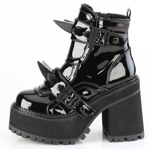 Platform Gothic Heel Ankle Boots
